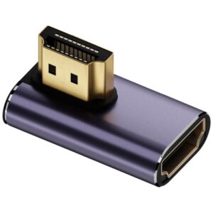 HDMI adapter set 4smarts 8K 4 pcs – upward, downward, side, cable coupling connector, grey - Image 2