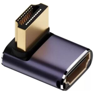 HDMI adapter set 4smarts 8K 4 pcs – upward, downward, side, cable coupling connector, grey - Image 4