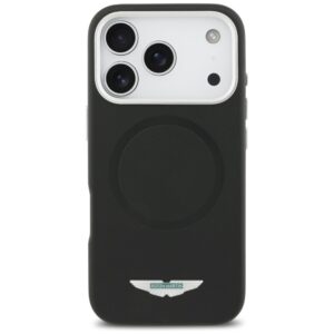 Dėklas Aston Martin HC FW Logo MagSafe Apple iPhone 17 Pro juodos spalvos - Image 3