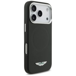 Dėklas Aston Martin HC FW Logo MagSafe Apple iPhone 17 Pro juodos spalvos - Image 4