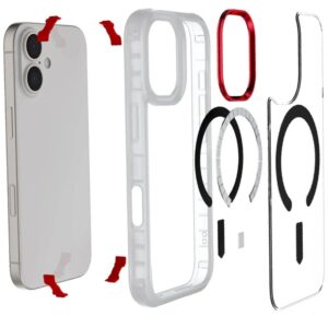 Dėklas Ghostek Covert MagSafe skirtas Apple iPhone 17 skaidrus - Image 5