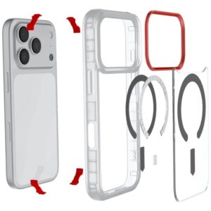 Dėklas Ghostek Covert MagSafe skirtas Apple iPhone 17 Pro skaidrus - Image 5