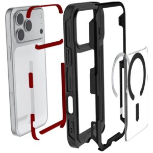 Dėklas Ghostek Atomic Slim MagSafe skirtas Apple iPhone 17 Pro Max juodos spalvos - Image 5