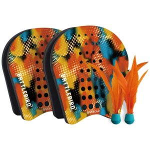Waboba Battlebird skill game 2x hand rackets 2x shuttlecocks 2x game poles - Image 2