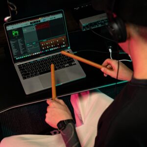 Portable electronic drum kit AeroBand PocketDrum 2 Max brown - Image 5