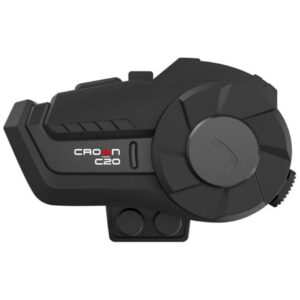 Motorcycle intercom Crown C20 Bluetooth 5.1 juodos spalvos - Image 2