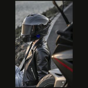 Motorcycle intercom Crown C200 Mesh Bluetooth juodos spalvos - Image 4