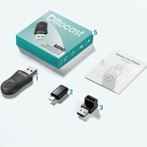Car transmitter Ottocast CA505-T Mini Bluetooth black - Image 6