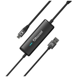 Ottocast CA450-T Mirror Touch CarPlay Car Adapteris Black - Image 2