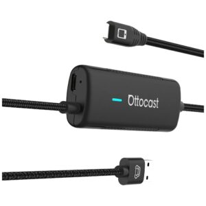 Ottocast CA450-T Mirror Touch CarPlay Car Adapteris Black - Image 6