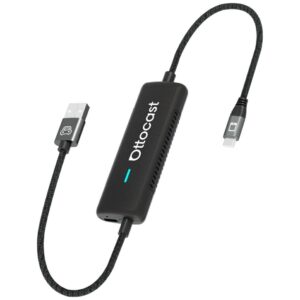 Ottocast CA450-T Mirror Touch CarPlay Car Adapteris Black - Image 7