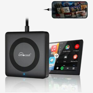 Ottocast CA361-C4 Car TV Mate CarPlay Car Adapteris Black - Image 2