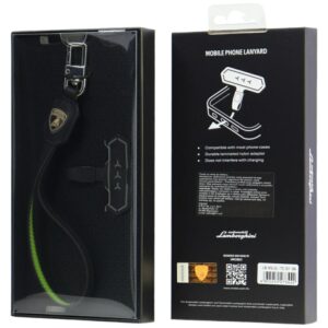 Universal Lamborghini D1 Leather Handstrap žalios spalvos - Image 3