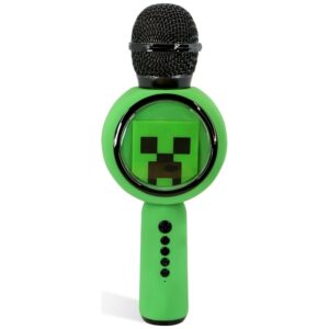 Karaoke Microphone LED with Wireless Speaker OTL Minecraft Creeper