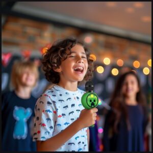 Karaoke Microphone LED with Wireless Speaker OTL Minecraft Creeper - Image 9