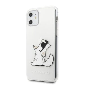 Karl Lagerfeld KLHCN61CFNRC Apple iPhone 11 6,1" / Xr kietas dėklas skaidrus Choupette Fun - Image 2