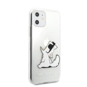 Karl Lagerfeld KLHCN61CFNRC Apple iPhone 11 6,1" / Xr kietas dėklas skaidrus Choupette Fun - Image 3