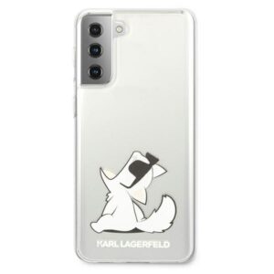 Karl Lagerfeld KLHCS21MCFNRC S21+ G996kietas dėklas skaidrus Choupette Fun - Image 3