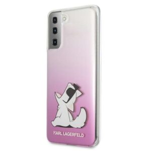 Karl Lagerfeld KLHCS21MCFNRCPI S21+ G996kietas dėklas rožinės spalvos Choupette Fun - Image 2