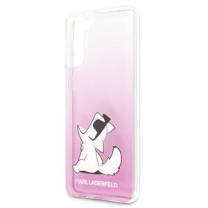 Karl Lagerfeld KLHCS21MCFNRCPI S21+ G996kietas dėklas rožinės spalvos Choupette Fun - Image 6
