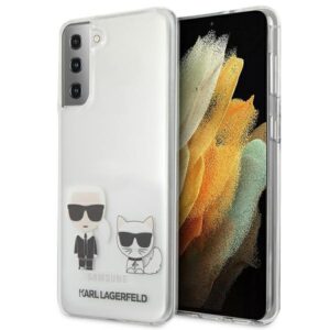 Karl Lagerfeld KLHCS21MCKTR S21+ G996kietas dėklas skaidrus Karl & Choupette - Image 1