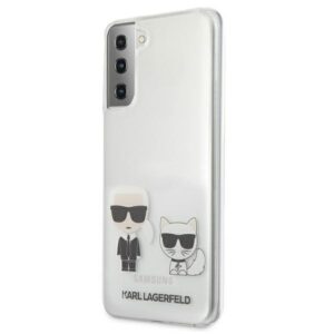 Karl Lagerfeld KLHCS21MCKTR S21+ G996kietas dėklas skaidrus Karl & Choupette - Image 2