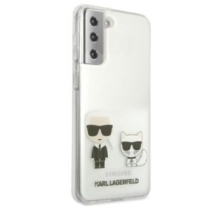 Karl Lagerfeld KLHCS21MCKTR S21+ G996kietas dėklas skaidrus Karl & Choupette - Image 4