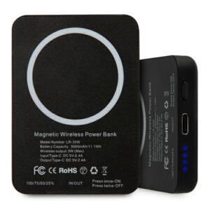 Karl Lagerfeld Induction Powerbank KLPBMSOIBK 3000mAh MagSafe - Image 3