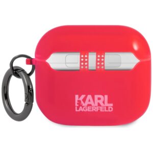Karl Lagerfeld KLA3UCHFP AirPods 3 dėklas rožinės spalvos Choupette - Image 2