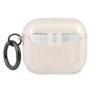 Karl Lagerfeld KLA3UCHGD AirPods 3 dėklas aukso spalvos Glitter Choupette - Image 2