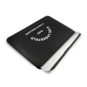 Karl Lagerfeld Dėklas kompiuteriui KLCS133RSGSFBK 13" juodos spalvos Saffiano RSG - Image 4