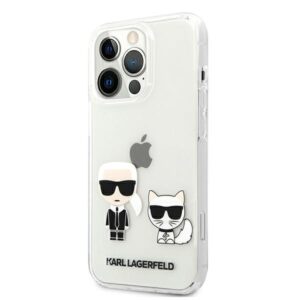 Karl Lagerfeld KLHCP13XCKTR Apple iPhone 13 Pro Max 6,7" kietas dėklas skaidrus Karl & Choupette - Image 2