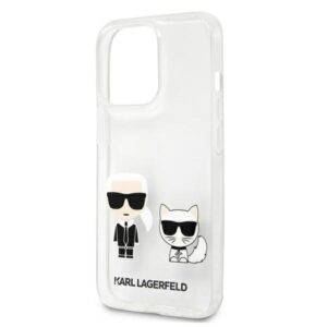 Karl Lagerfeld KLHCP13XCKTR Apple iPhone 13 Pro Max 6,7" kietas dėklas skaidrus Karl & Choupette - Image 6