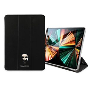 .Karl Lagerfeld KLFC11OKMK Apple iPad 11" Pro 2021 Book Cover juodos spalvos Saffiano Karl Iconic - Image 4