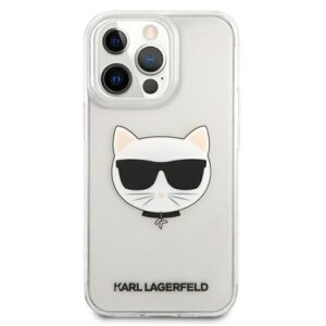 Karl Lagerfeld KLHCP13XCTR Apple iPhone 13 Pro Max 6,7" kietas dėklas skaidrus Choupette Head - Image 3
