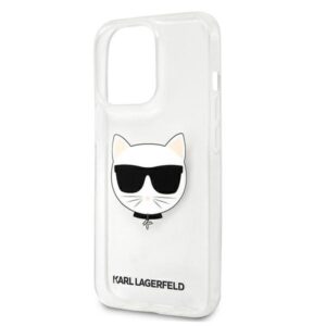 Karl Lagerfeld KLHCP13XCTR Apple iPhone 13 Pro Max 6,7" kietas dėklas skaidrus Choupette Head - Image 6