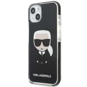 Karl Lagerfeld KLHCP13STPEIKK Apple iPhone 13 mini 5,4" kietas dėklas juodos spalvos Iconik Karl - Image 2