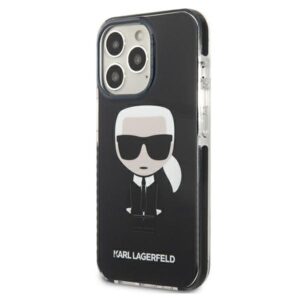 Karl Lagerfeld KLHCP13LTPEIKK Apple iPhone 13 Pro / 13 6,1" kietas dėklas juodos spalvos Iconik Karl - Image 2