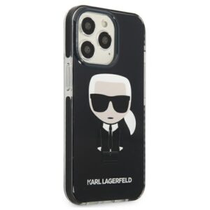 Karl Lagerfeld KLHCP13LTPEIKK Apple iPhone 13 Pro / 13 6,1" kietas dėklas juodos spalvos Iconik Karl - Image 4