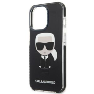 Karl Lagerfeld KLHCP13LTPEIKK Apple iPhone 13 Pro / 13 6,1" kietas dėklas juodos spalvos Iconik Karl - Image 6
