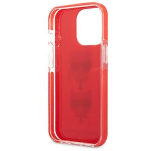 Karl Lagerfeld KLHCP13LTPE2TR Apple iPhone 13 Pro / 13 6,1" kietas dėklas red Karl&Choupette Head - Image 7
