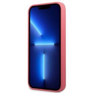 Karl Lagerfeld KLHCP13SSLMP1PI Apple iPhone 13 mini 5,4" kietas dėklas fuchsia Silicone Plaque - Image 5