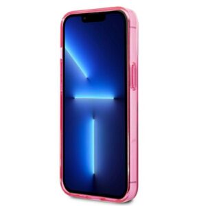 Karl Lagerfeld KLHCP13LTGKCP Apple iPhone 13 Pro / 13 6,1" kietas dėklas rožinės spalvos Gradient Ikonik Karl & Chou - Image 5