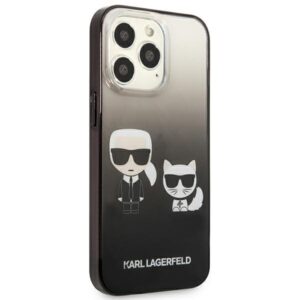 Karl Lagerfeld KLHCP13LTGKCK Apple iPhone 13 Pro / 13 6,1" kietas dėklas juodos spalvos Gradient Ikonik Karl & Cho - Image 4