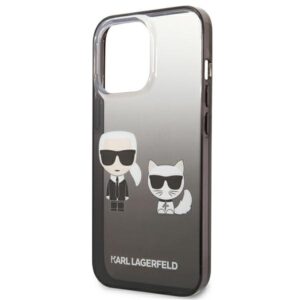 Karl Lagerfeld KLHCP13LTGKCK Apple iPhone 13 Pro / 13 6,1" kietas dėklas juodos spalvos Gradient Ikonik Karl & Cho - Image 6