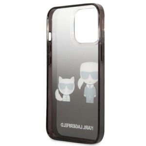 Karl Lagerfeld KLHCP13LTGKCK Apple iPhone 13 Pro / 13 6,1" kietas dėklas juodos spalvos Gradient Ikonik Karl & Cho - Image 7