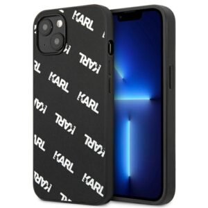 Karl Lagerfeld KLHCP13SPULMBK3 Apple iPhone 13 mini 5,4" kietas dėklas juodos spalvos Allover - Image 1