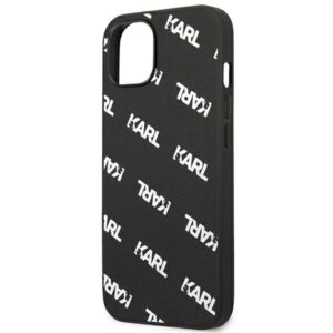 Karl Lagerfeld KLHCP13SPULMBK3 Apple iPhone 13 mini 5,4" kietas dėklas juodos spalvos Allover - Image 6