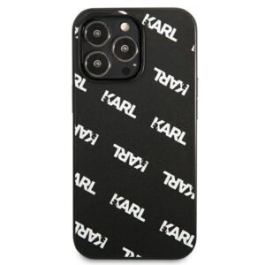 Karl Lagerfeld KLHCP13LPULMBK3 Apple iPhone 13 Pro / 13 6,1" kietas dėklas juodos spalvos Allover - Image 3