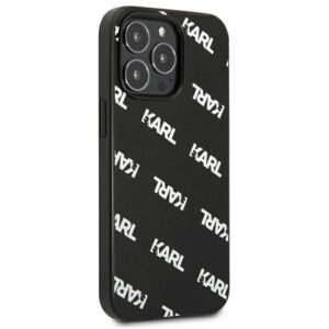 Karl Lagerfeld KLHCP13LPULMBK3 Apple iPhone 13 Pro / 13 6,1" kietas dėklas juodos spalvos Allover - Image 4